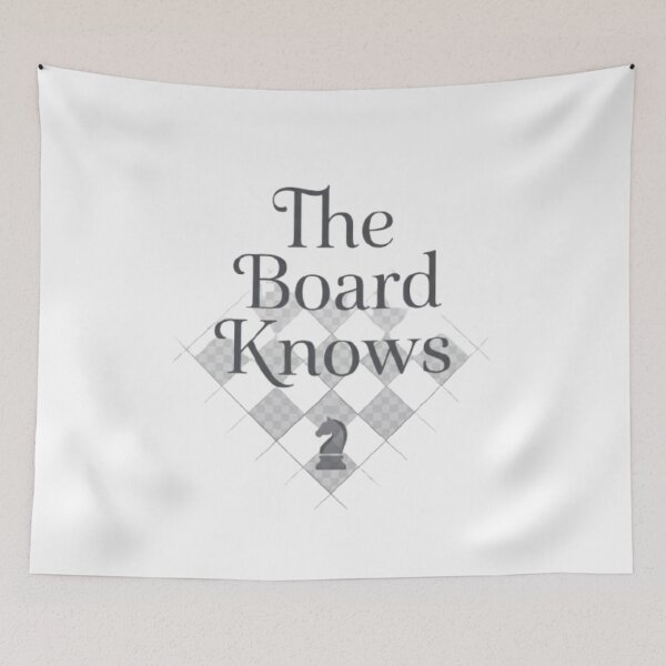 Item preview, The Board Knows Chess Design | Funny Chess Lover Quote | Strategic Chess Player Gift | Minimalist Chess T-Shirt designed and sold by KnightVibe.