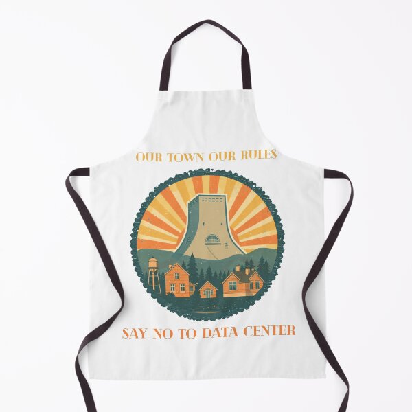 Item preview, Protect Our Town Anti Data Center designed and sold by HappyDoodle11.