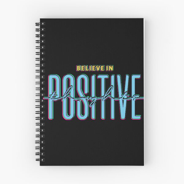 Item preview, Believe In Positive Thoughts | Neon Glitch Motivational Design designed and sold by AstronautMerch.