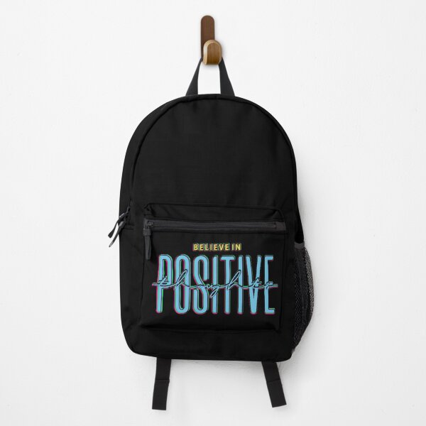 Item preview, Believe In Positive Thoughts | Neon Glitch Motivational Design designed and sold by AstronautMerch.