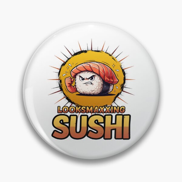 Item preview, Looksmaxxing Sushi Fierce Nigiri Gym Graphic designed and sold by ColeLaniTrading.