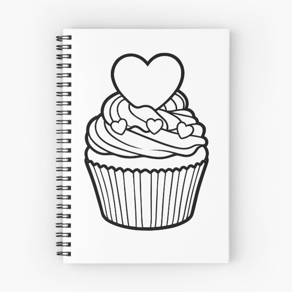 Item preview, Heart Cupcake Sweet Dessert Love Illustration designed and sold by ArtPer-design.