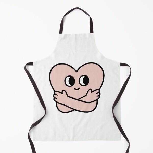 Item preview, Cute Self Hug Heart Cartoon Sticker designed and sold by bubendisart.