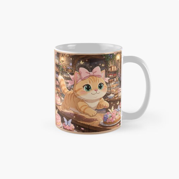 Item preview, Cute Kitten Running In Cozy Bakery designed and sold by Luna's World .