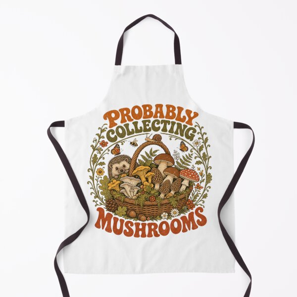 Item preview, Probably Collecting Mushrooms Funny Cottagecore Foraging Vintage T-Shirt designed and sold by Print Finds.