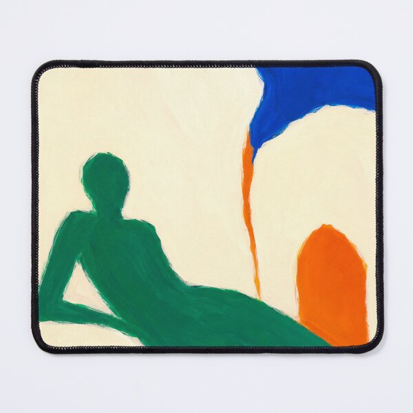 Item preview, Emerald Reclining Figure – Modern Abstract Figure Art designed and sold by Moodzu.