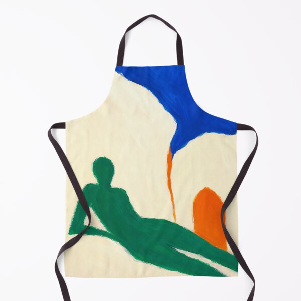 Item preview, Emerald Reclining Figure – Modern Abstract Figure Art designed and sold by Moodzu.