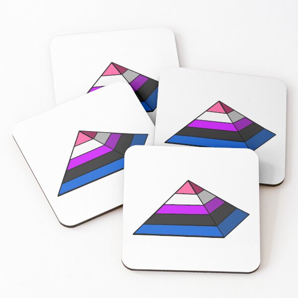 Item preview, Pyramid Pride Flag Genderfluid designed and sold by HarveyHandcraftsandDesigns.