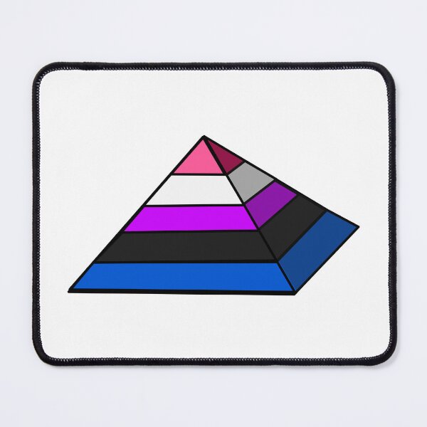 Item preview, Pyramid Pride Flag Genderfluid designed and sold by HarveyHandcraftsandDesigns.