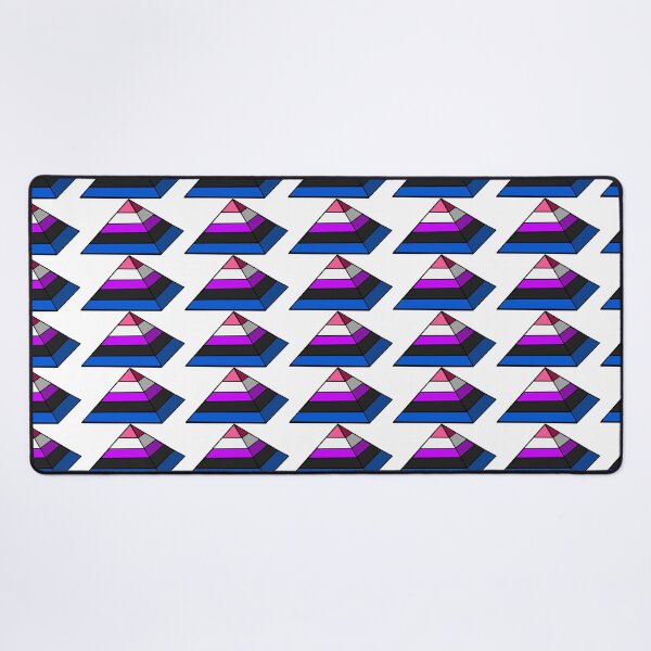 Item preview, Pyramid Pride Flag Genderfluid designed and sold by HarveyHandcraftsandDesigns.