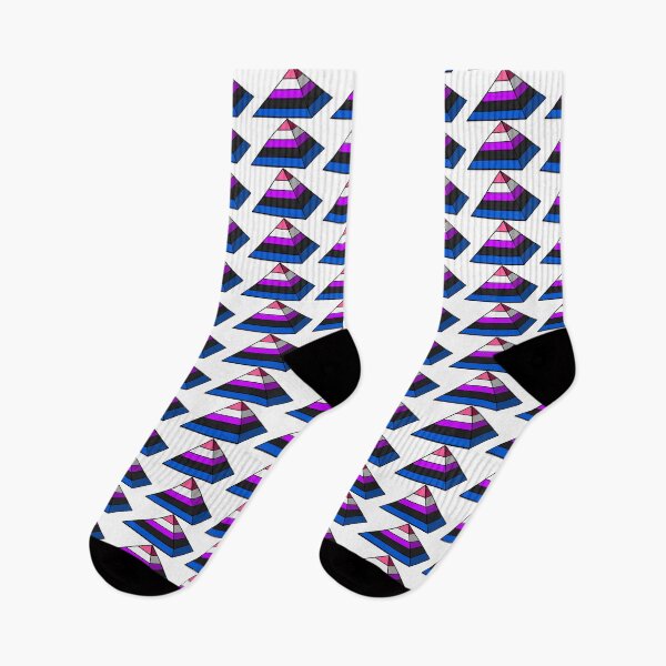 Artikelvorschau, Pyramidenförmige Pride-Flagge Genderfluid entworfen und verkauft von HarveyHandcraftsandDesigns.