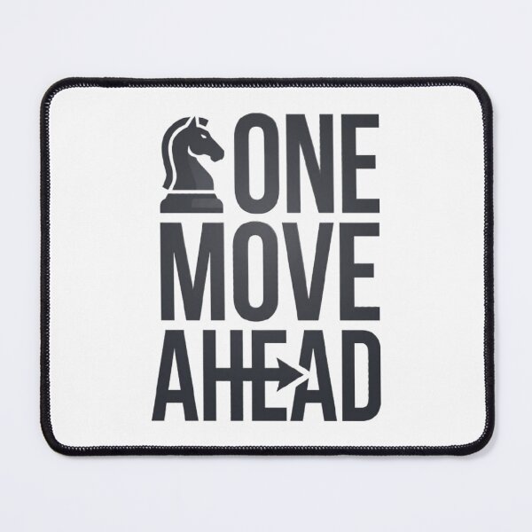 Item preview, One Move Ahead Chess Shirt | Strategic Chess Player Design | Funny Chess Lover Gift | Minimalist Chess Typography designed and sold by KnightVibe.