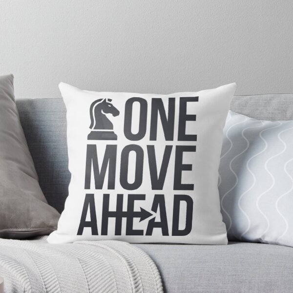 Item preview, One Move Ahead Chess Shirt | Strategic Chess Player Design | Funny Chess Lover Gift | Minimalist Chess Typography designed and sold by KnightVibe.