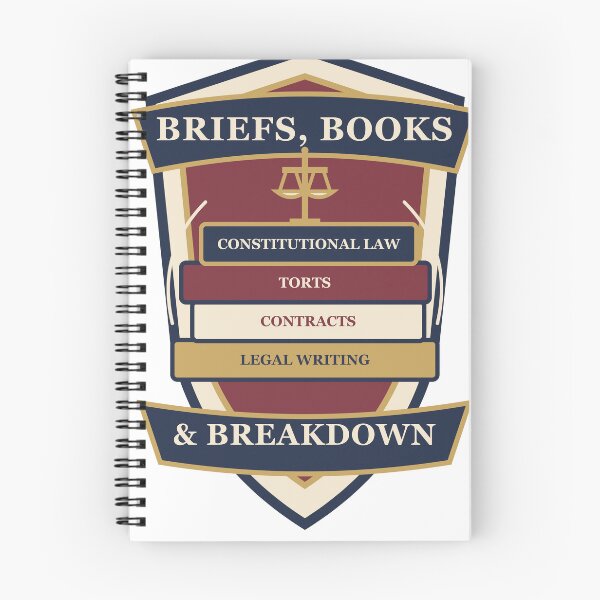 Item preview, Briefs, Books & Breakdown – Vintage Law School Crest designed and sold by FlamoArt.