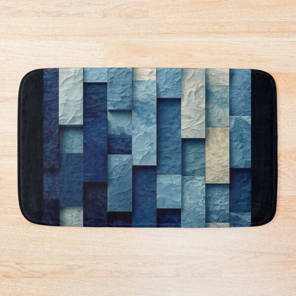 Item preview, Abstract Textured Blue Gradient Artwork  designed and sold by NivyasArtistry.
