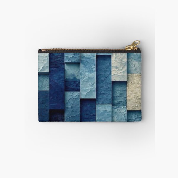 Item preview, Abstract Textured Blue Gradient Artwork  designed and sold by NivyasArtistry.