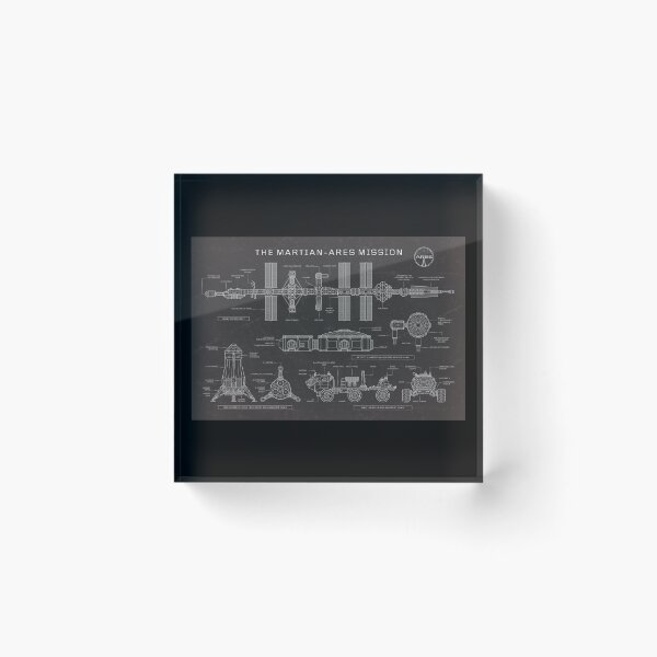 Item preview, The Martian - Ares Mission (Blackboard) designed and sold by BGALAXY.
