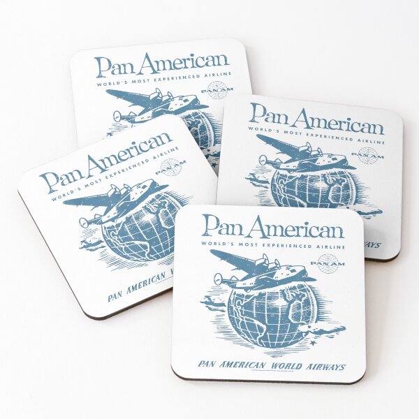 Item preview, Pan Am World's Most Experienced Airline Vintage Globe Airplane T-Shirt designed and sold by VexlyPlonk.