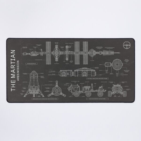 Item preview, The Martian - Ares Mission (Blackboard) designed and sold by BGALAXY.