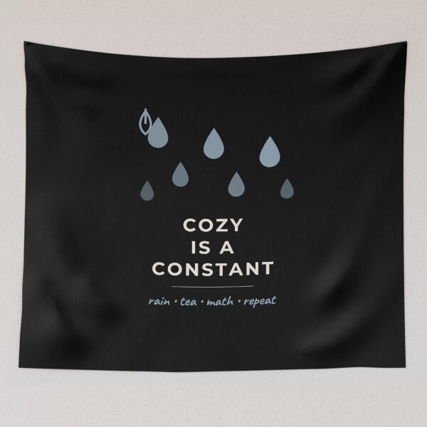 Item preview, Cozy Is A Constant Rainy Day Aesthetic designed and sold by The Cozy Design Studio.