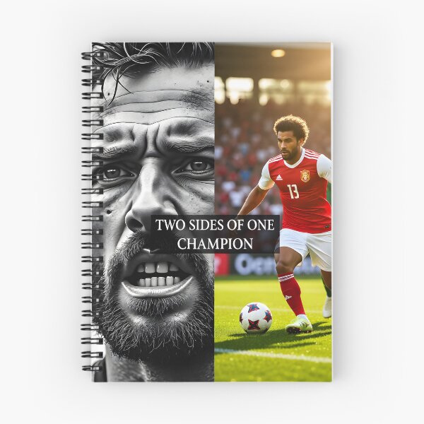 Item preview, Two Sides of One Champion Football Memorabilia: Dualistic World Cup Final Split-Screen Poster designed and sold by Creative-RE.