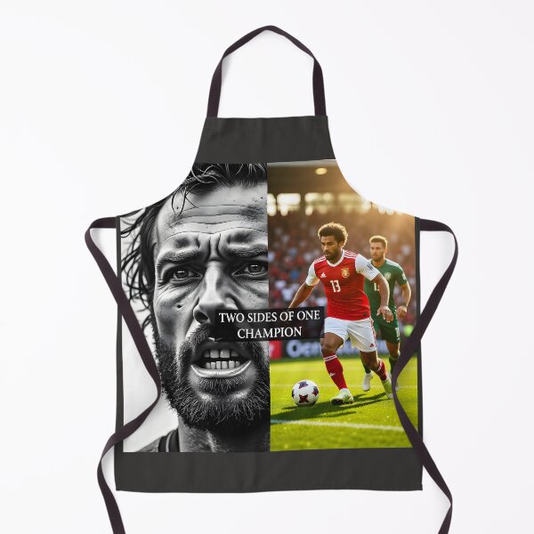 Item preview, Two Sides of One Champion Football Memorabilia: Dualistic World Cup Final Split-Screen Poster designed and sold by Creative-RE.