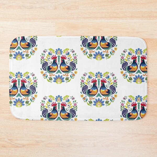 Item preview, Polish Flowers Rooster| Wycinanki | Folklore | Folk Art Blue designed and sold by xiao xuans.