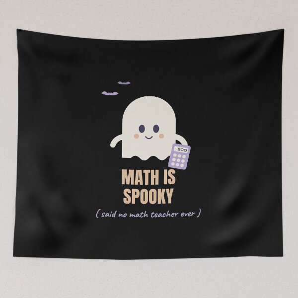 Item preview, Math Is Spooky Funny Halloween Teacher designed and sold by The Cozy Design Studio.