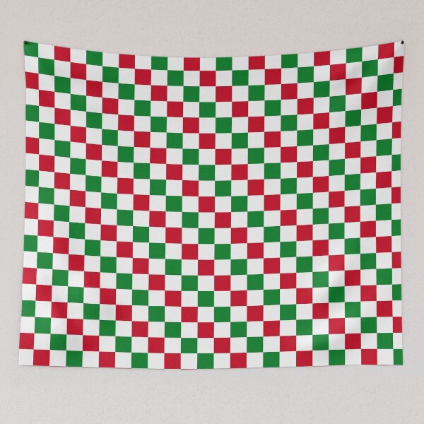 Item preview, Classic Christmas Checkerboard Print designed and sold by DanielleGensler.