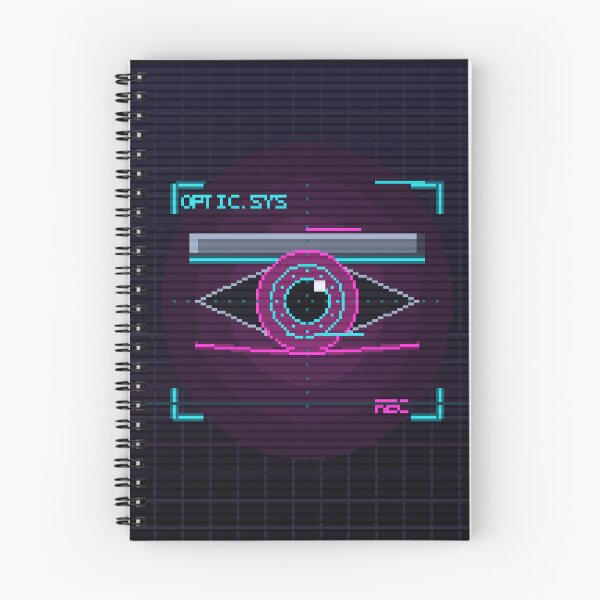 Item preview, Cybernetic Optic Implant — Cyberpunk Neon Eye designed and sold by River1Shop.