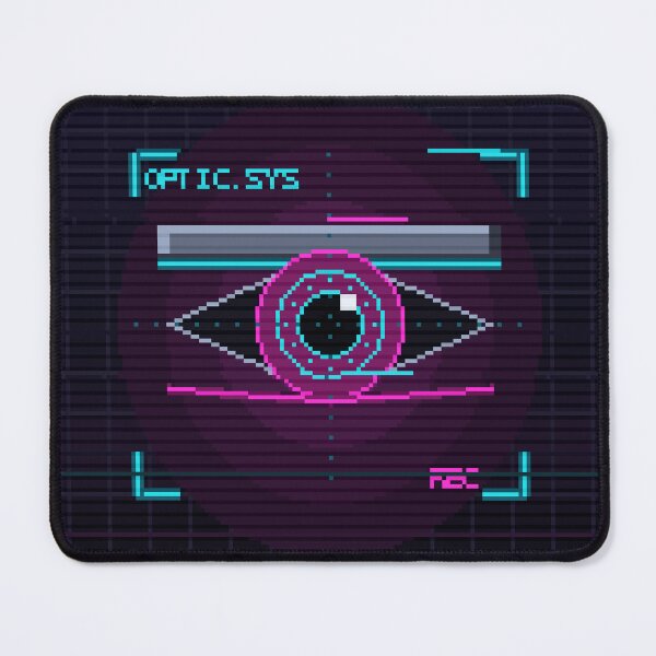 Item preview, Cybernetic Optic Implant — Cyberpunk Neon Eye designed and sold by One More Run.