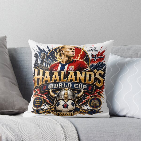 Item preview, erling haaland, norwegian football, soccer design, football art  designed and sold by TrueArtVibes.