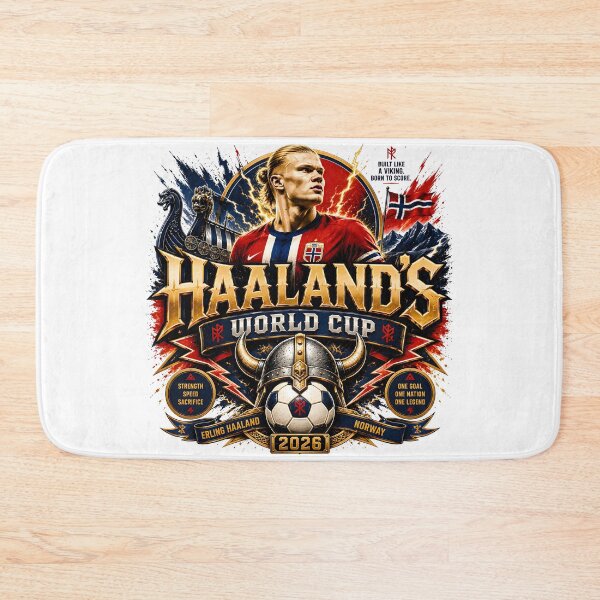 Item preview, erling haaland, norwegian football, soccer design, football art  designed and sold by TrueArtVibes.