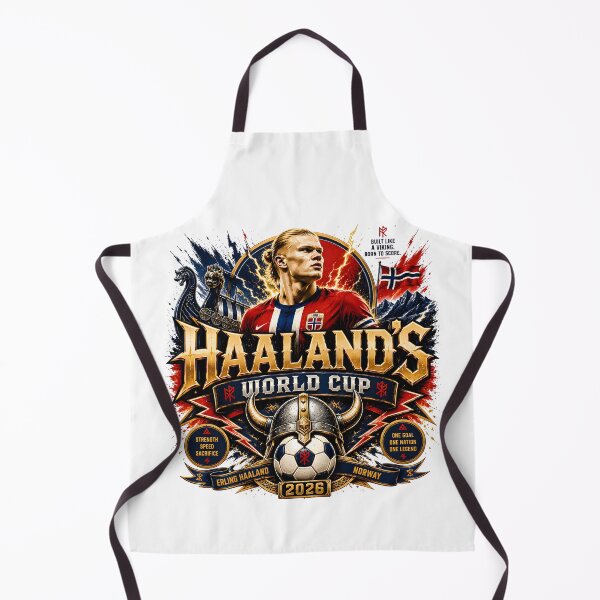 Item preview, erling haaland, norwegian football, soccer design, football art designed and sold by TrueArtVibes.