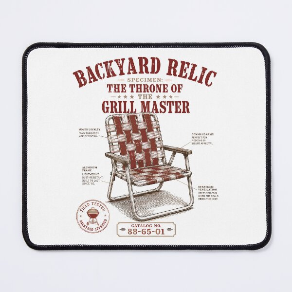 Item preview, Vintage Lawn Chair T-Shirt | Backyard Relic | Retro Summer Gift designed and sold by Mikoff04-arts.