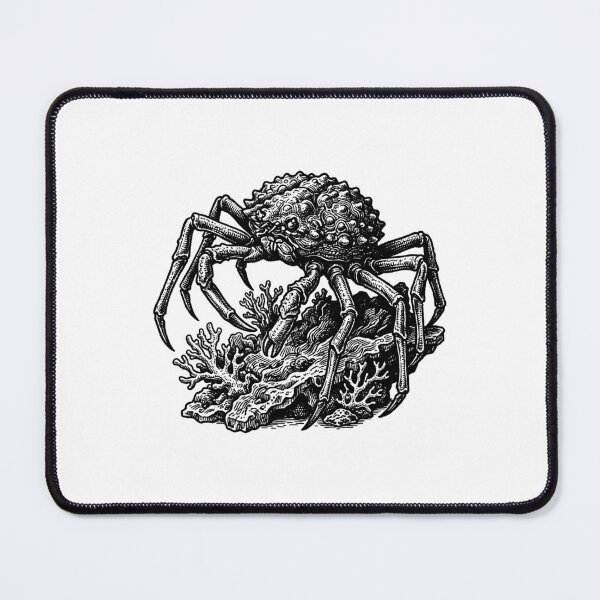 Item preview, Vintage Woodcut Spider Crab Illustration designed and sold by DuckOddity.