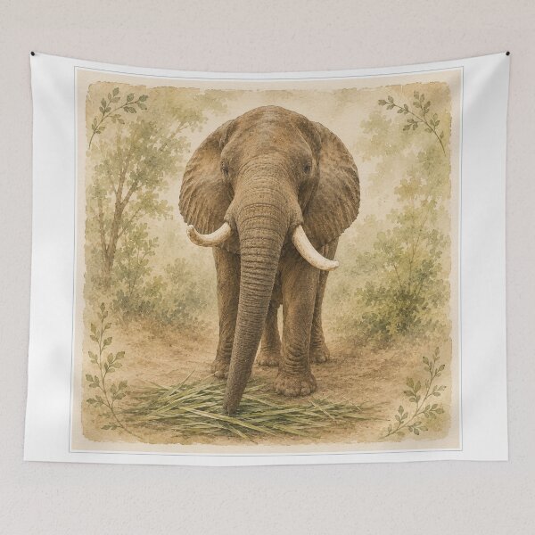 Item preview, Elephant designed and sold by ForestOwl.