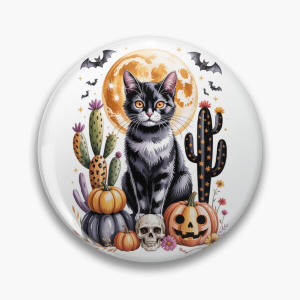 Item preview, Cat and Pumpkin under Full Moon designed and sold by jkrphoto.