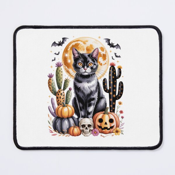 Item preview, Cat and Pumpkin under Full Moon designed and sold by jkrphoto.