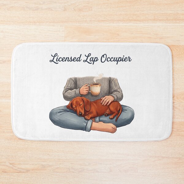 Item preview, Licensed Lap Occupier Funny Dachshund Lap Dog Design designed and sold by jgoteiner.