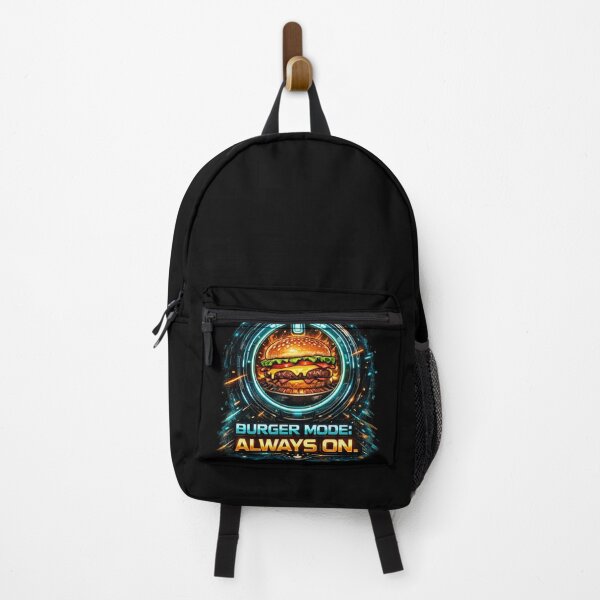 Item preview, Burger Mode Always On: Neon Tech Cyberpunk Gaming Lifestyle designed and sold by irfanshikh.