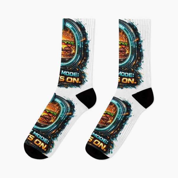 Item preview, Burger Mode Always On: Neon Tech Cyberpunk Gaming Lifestyle designed and sold by irfanshikh.