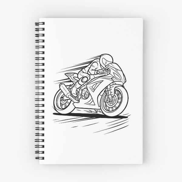 Item preview, Sport Motorcycle Racer High Speed Superbike Illustration designed and sold by ArtPer-design.