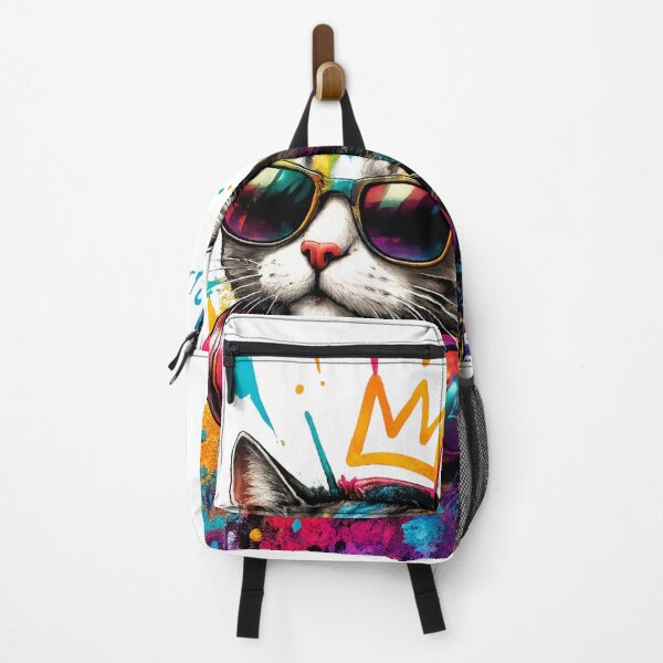 Item preview, Cool DJ Cat Graffiti T-Shirt designed and sold by Santuário da Bicharada.