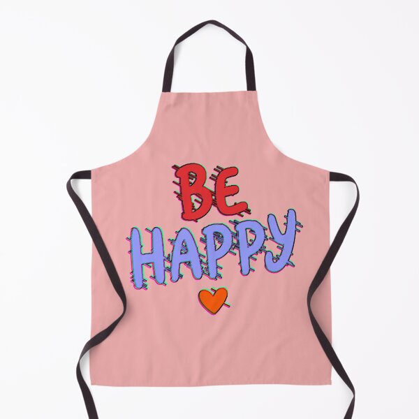 Item preview, Be Happy | Aesthetic Cute Positive Hearts Design designed and sold by AstronautMerch.