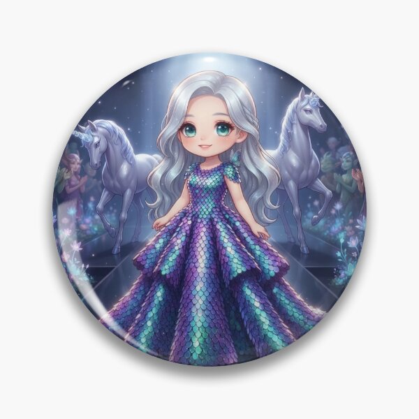 Item preview, Fantasy Runway Walk In Shimmering Gown designed and sold by Azurart2.
