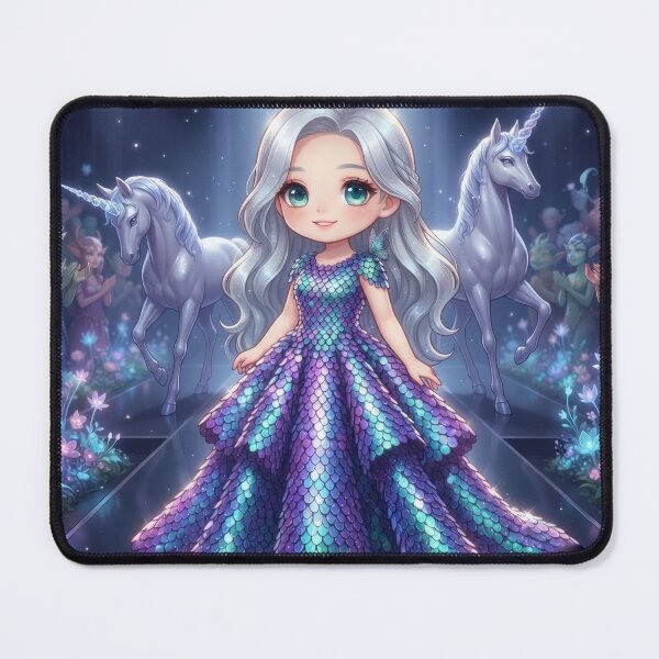 Item preview, Fantasy Runway Walk In Shimmering Gown designed and sold by Azurart2.