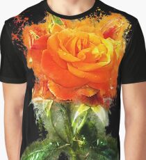 Nature rose glowing Art Graphic T-Shirt