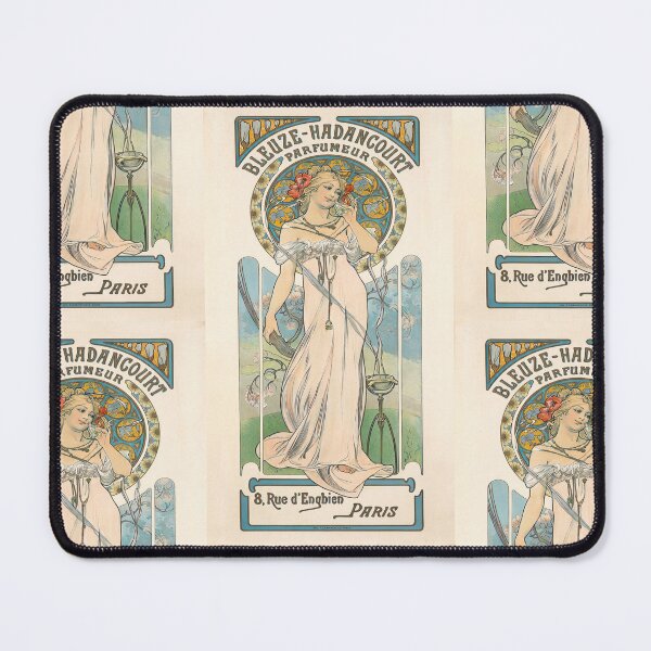 Item preview, Elegant Woman with Perfume and Poppies designed and sold by artofuniverse.