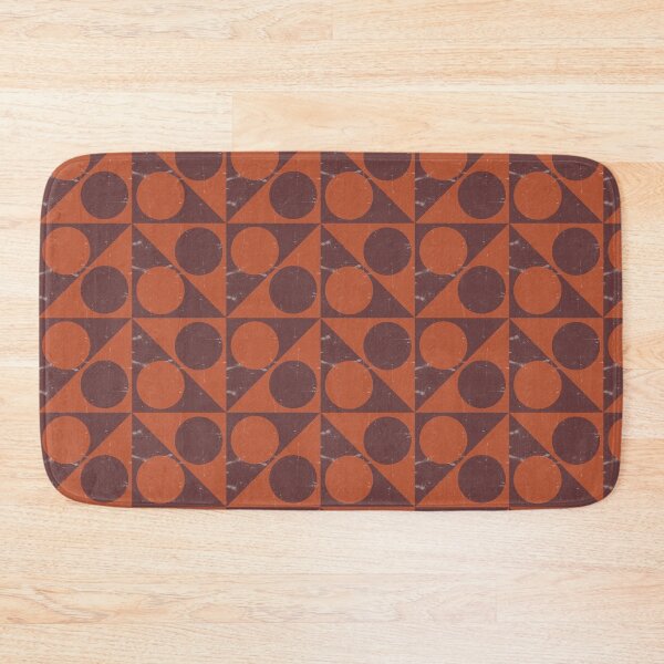 Item preview, Bauhaus Geometric Pattern | Terracotta Burgundy Seamless Retro designed and sold by Dino-Lune.